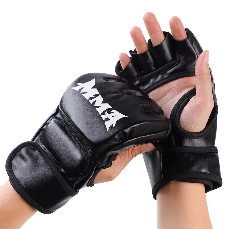 Kick MMA Boxing Gloves for Men Women PU Karate Muay Thai Guantes De Boxeo Free Fight MMA Sanda Training Adults Kids Equipment