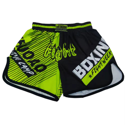 Thai Boxing Shorts Printing MMA Muay Thai Men'S Shorts Cheap Sanda Kickboxing Pants Kids Women Martial Arts Grappling Fight Wear