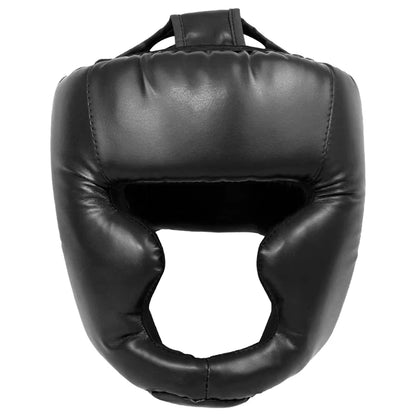 Kick Boxing Helmet Full-Covered Thickened Boxing Helmet PU Karate Muay Thai Training Head Protector Boxing Protective Gear