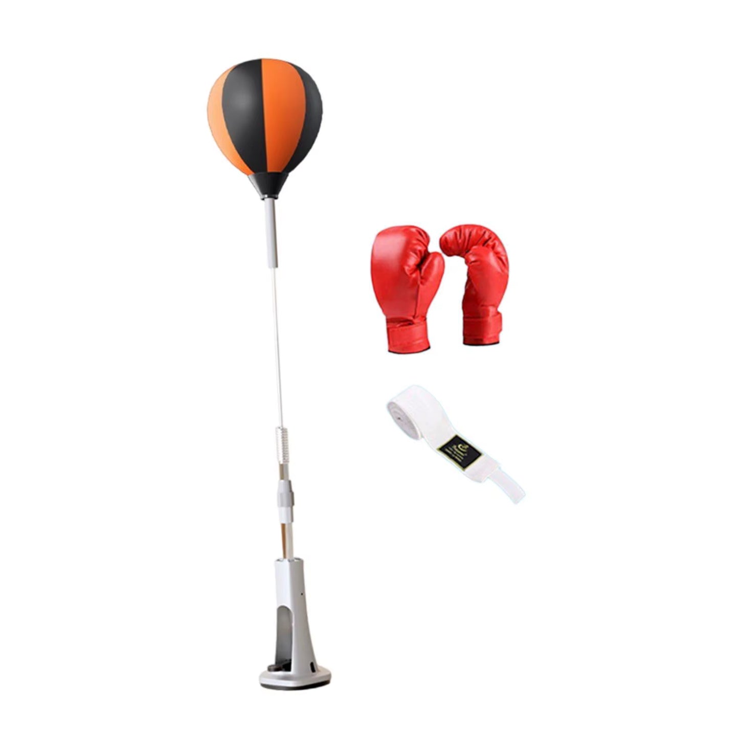 Boxing Reaction Ball Boxing Equipment Adjustable Height Suction Cup Base with Stand for Mma Exercise Home Gym Workout Fitness