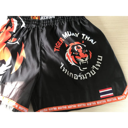 MMA Tiger Muay Thai Boxing Boxing Match Sanda Training Breathable Shorts Muay Thai Clothing Boxing Tiger Muay Thai Mma