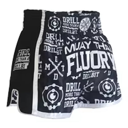 FLUORY Muay Thai Shorts Free Combat Mixed Martial Arts Boxing Training Match Pants