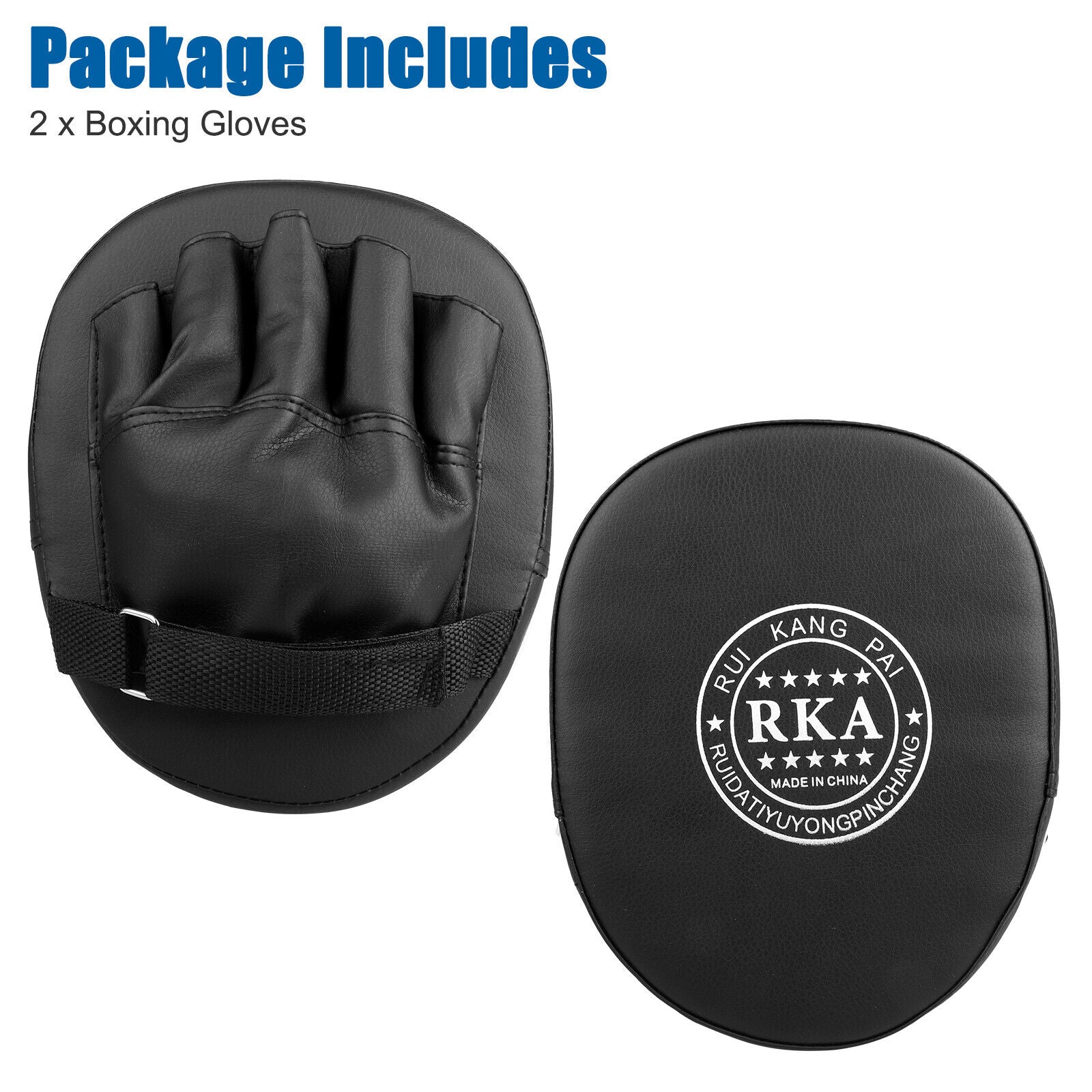 2/4PCS Boxing Punching MMA Mitts PU Gloves Target Focus Pad Gear for Kickboxing