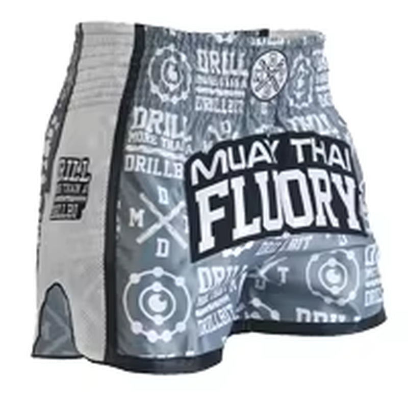 FLUORY Muay Thai Shorts Free Combat Mixed Martial Arts Boxing Training Match Pants