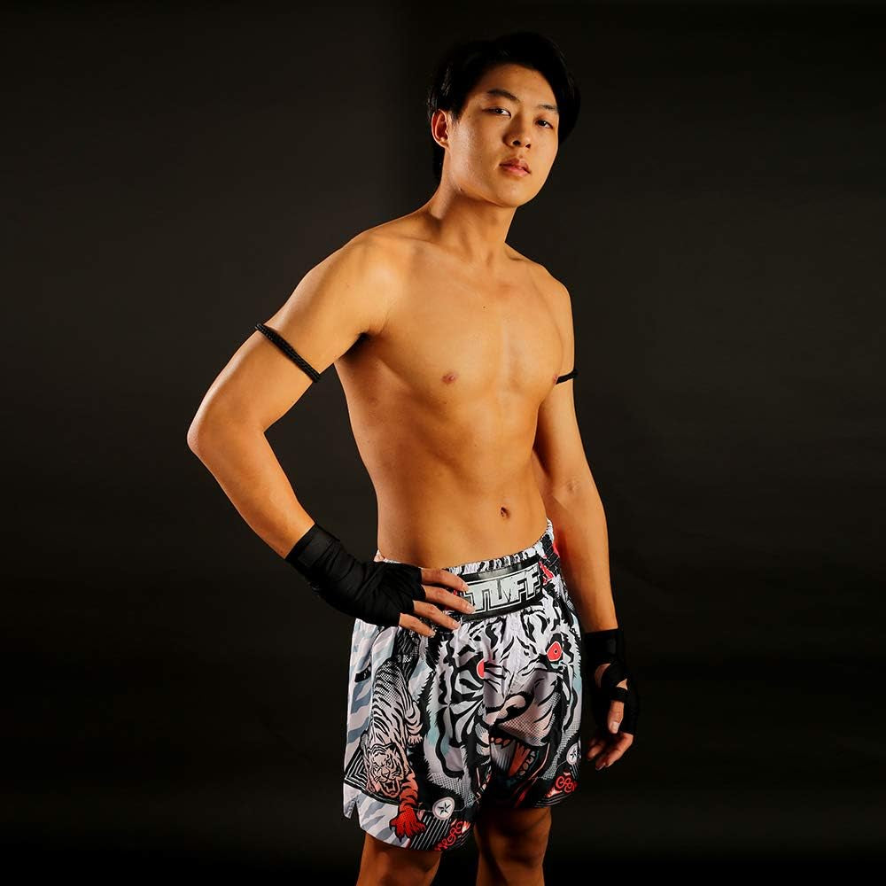 Boxing Muay Thai Shorts Tiger Kick Martial Arts Training Gym Clothing Trunks