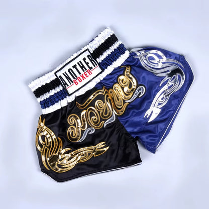 Muay Thai Shorts Professional Sanda Boxing Suits Adult Competition Training MMA Fighting Short-Pants Girls Boys Boxeo Kickboxing