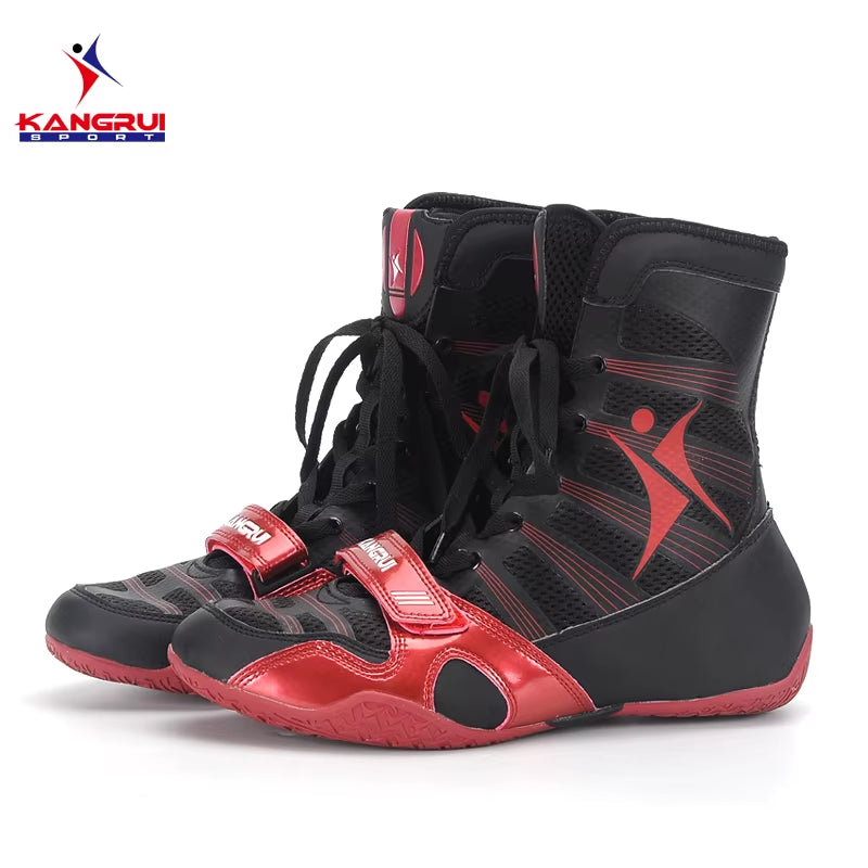 Boxing Sneakers Professional Boxing Training Sports Shoes Breathable Non-Slip