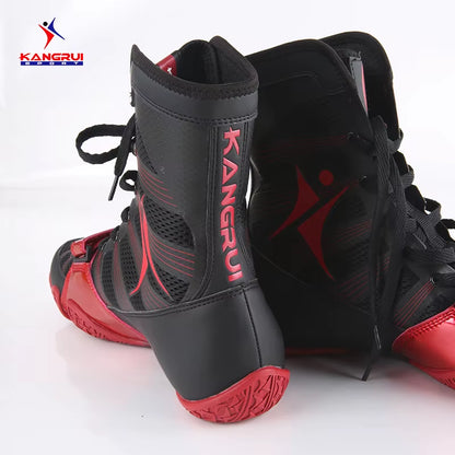 Boxing Sneakers Professional Boxing Training Sports Shoes Breathable Non-Slip