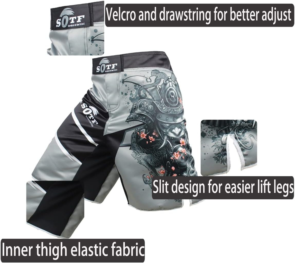 Boxing Shorts Men Muay Thai Fight Shorts MMA Shorts for Men BJJ