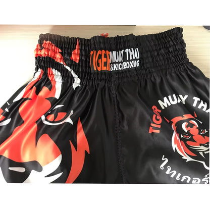 MMA Tiger Muay Thai Boxing Boxing Match Sanda Training Breathable Shorts Muay Thai Clothing Kickboxing Shorts Boxing